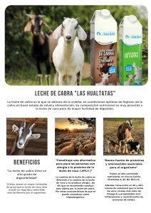 Leche Entera de Cabra Las Hualtatas - Caja de 12 Unidades. 